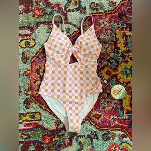 Womens cutout one piece swim